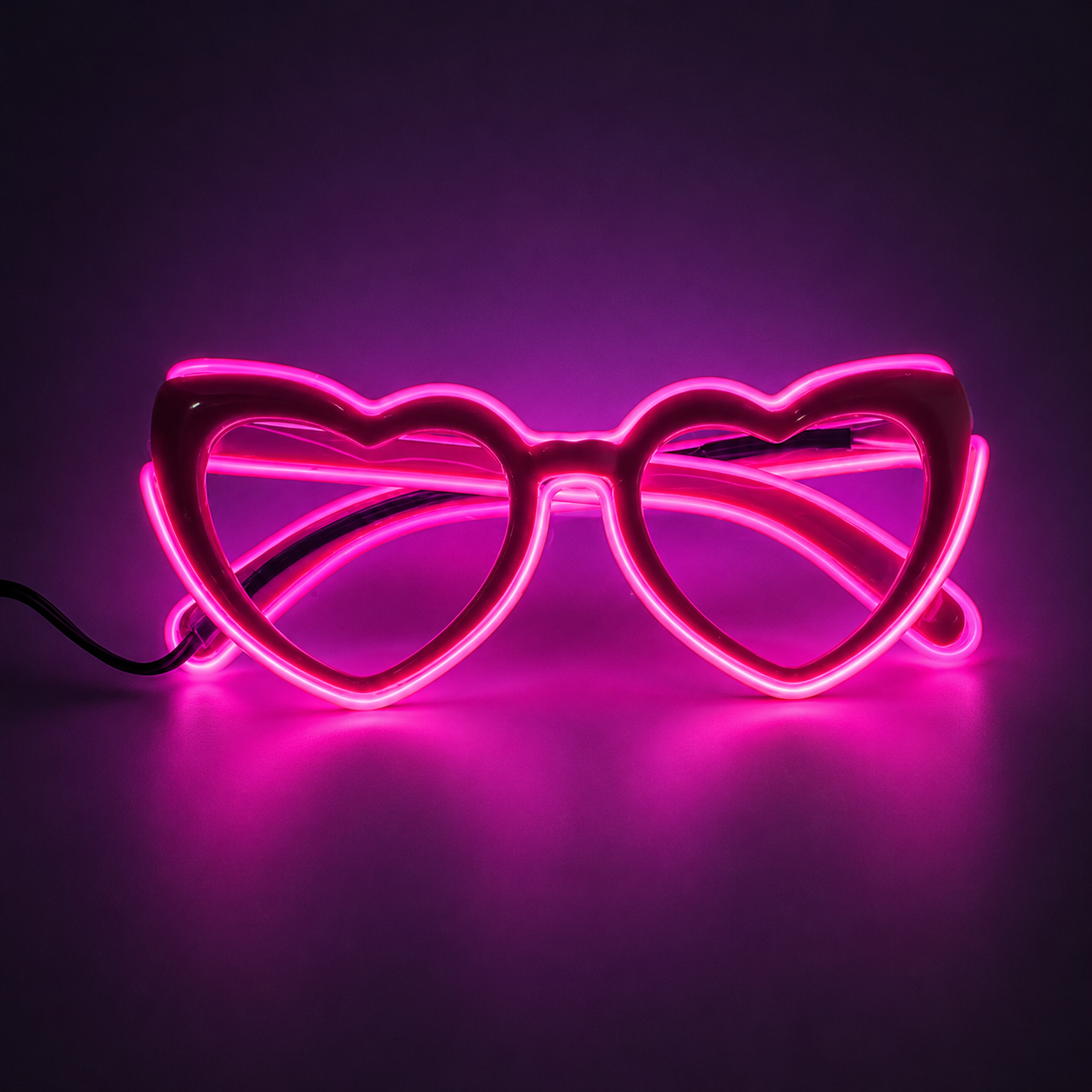 GLOWSTEP™  LED Heart Glasses